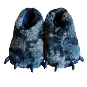 Old Navy | Kid’s Animal Claw Plush Slippers sz XL (3-4)